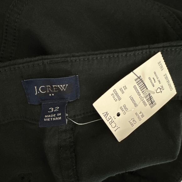 J.Crew Lizzie High Rise Patch Pocket Wide Leg Pant Classic Black US 32 NWT - Picture 9 of 13